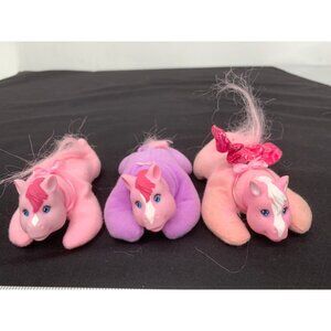 1992 Pony Suprises Set of 3  2 PInk 1 Purple Replacements